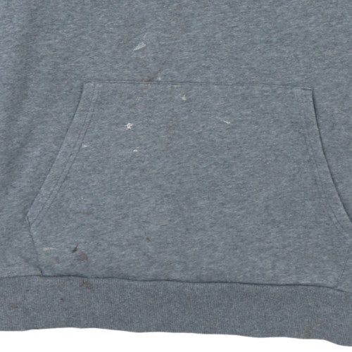 Mens UK Size L Under armour Grey Pullover Hoodie