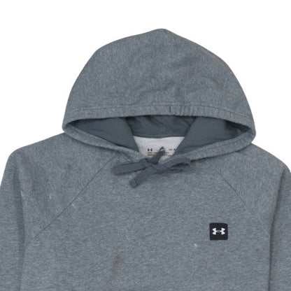 Mens UK Size L Under armour Grey Pullover Hoodie