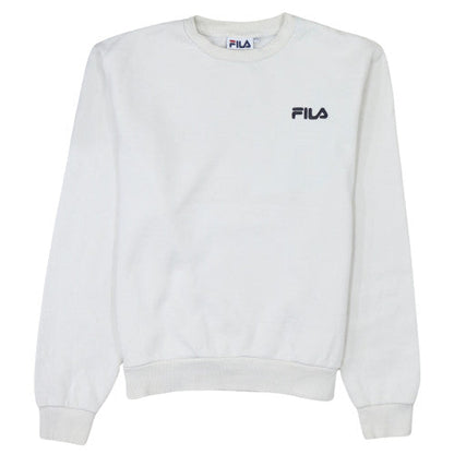 Womens UK Size 12 FILA White Pullover Sweatshirt