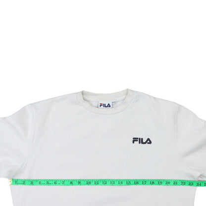 Womens UK Size 12 FILA White Pullover Sweatshirt