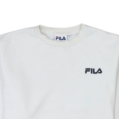 Womens UK Size 12 FILA White Pullover Sweatshirt
