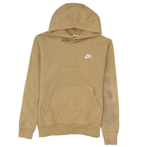 Mens UK Size S Nike Beige Pullover Hoodie