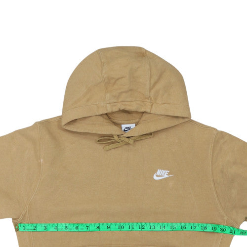Mens UK Size S Nike Beige Pullover Hoodie