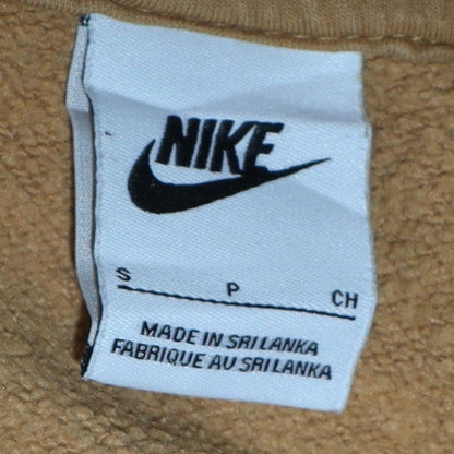 Mens UK Size S Nike Beige Pullover Hoodie