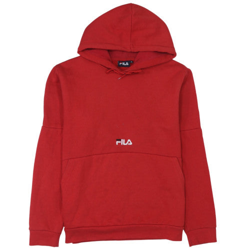 Mens UK Size XL FILA Red Pullover Hoodie