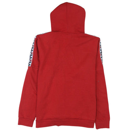Mens UK Size XL FILA Red Pullover Hoodie
