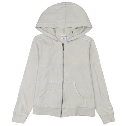 Womens UK Size L Columbia Beige Full Zip Hoodie