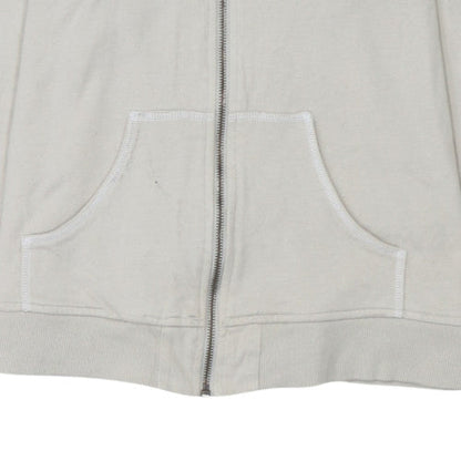 Womens UK Size L Columbia Beige Full Zip Hoodie