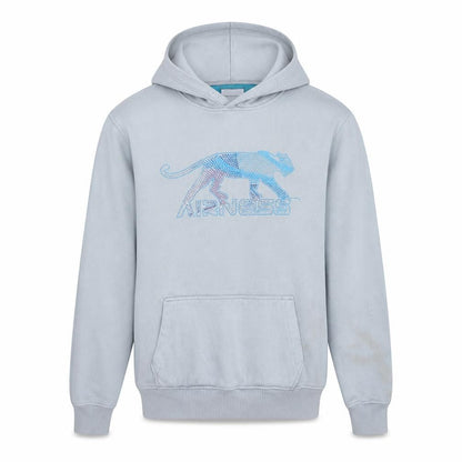 Mens UK Size M Airness Grey Pullover Hoodie