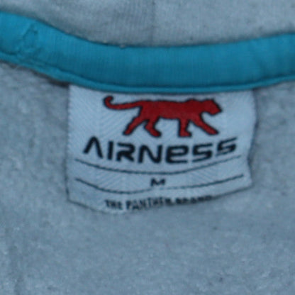 Mens UK Size M Airness Grey Pullover Hoodie