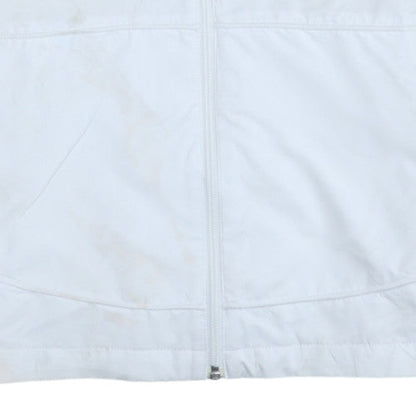 Nike Women White Full Zip Lightweight Jacket Size 8/10