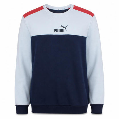Mens UK Size L PUMA Blue Pullover Sweatshirt