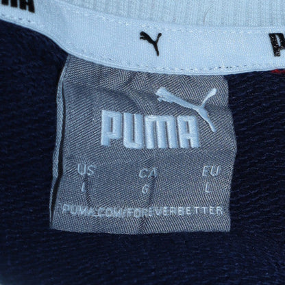 Mens UK Size L PUMA Blue Pullover Sweatshirt