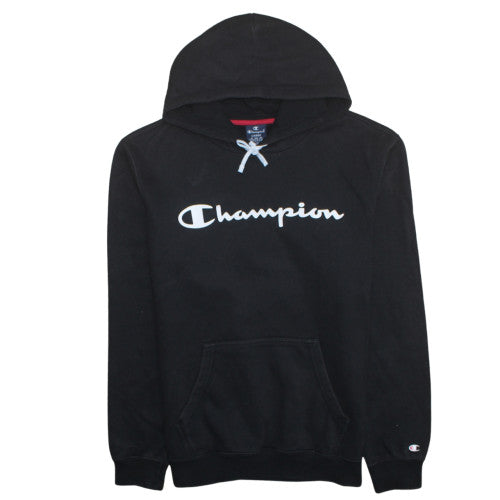 Mens UK Size L Champion Black Pullover Hoodie