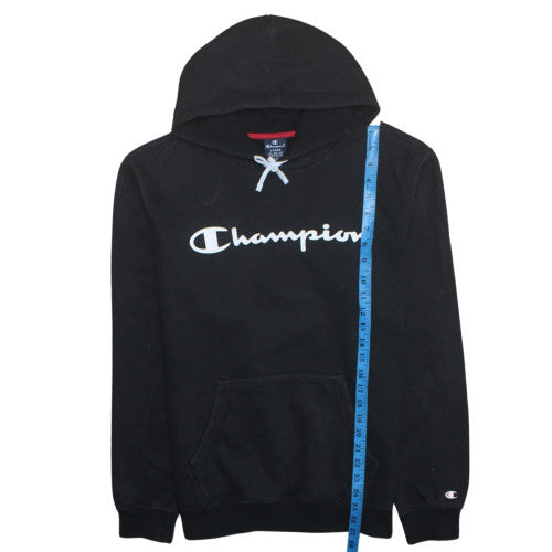 Mens UK Size L Champion Black Pullover Hoodie