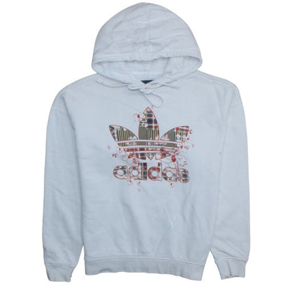 Womens UK Size 8 adidas White Pullover Hoodie