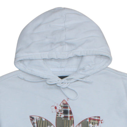 Womens UK Size 8 adidas White Pullover Hoodie