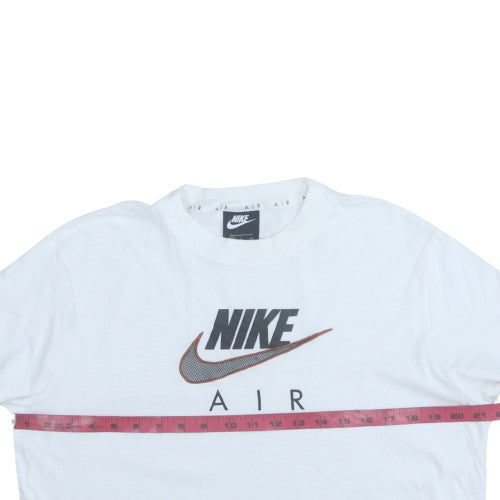 Nike Air White Men's Short Sleeve Crew Neck Cotton T-Shirt Size S