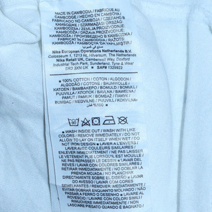 Nike Air White Men's Short Sleeve Crew Neck Cotton T-Shirt Size S