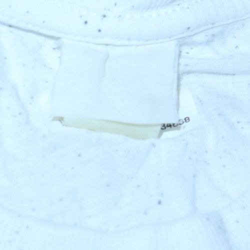 Womens UK Size 4XL Gildan White Pullover Sweatshirt