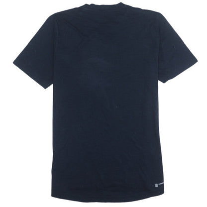 Adidas Men's Navy Blue Crew Neck Short Sleeve T-Shirt M Cotton