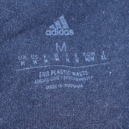 Adidas Men's Navy Blue Crew Neck Short Sleeve T-Shirt M Cotton