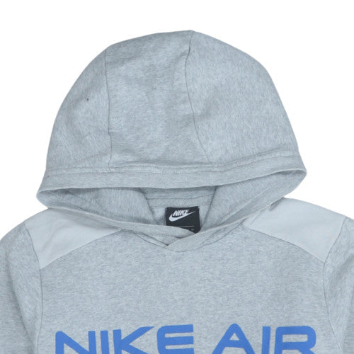 Teens UK Size XS Nike Grey Pullover Hoodie