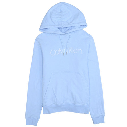 Womens UK Size M Calvin Klein Blue Pullover Hoodie