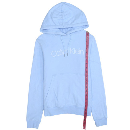 Womens UK Size M Calvin Klein Blue Pullover Hoodie