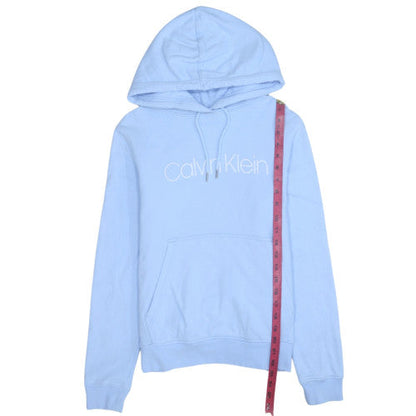 Womens UK Size M Calvin Klein Blue Pullover Hoodie