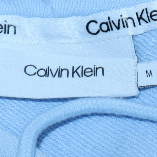 Womens UK Size M Calvin Klein Blue Pullover Hoodie
