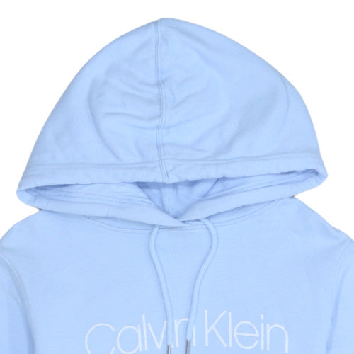 Womens UK Size M Calvin Klein Blue Pullover Hoodie