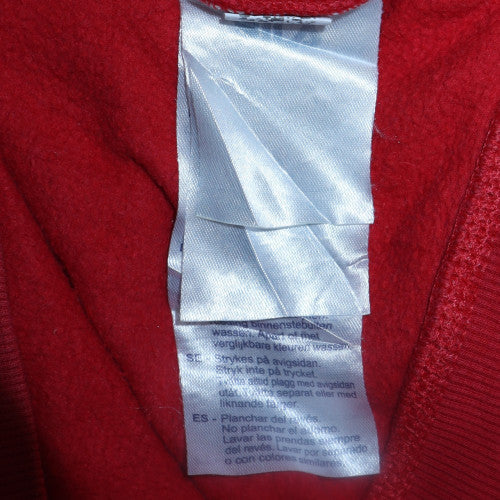 Mens UK Size S FILA Red Pullover Hoodie