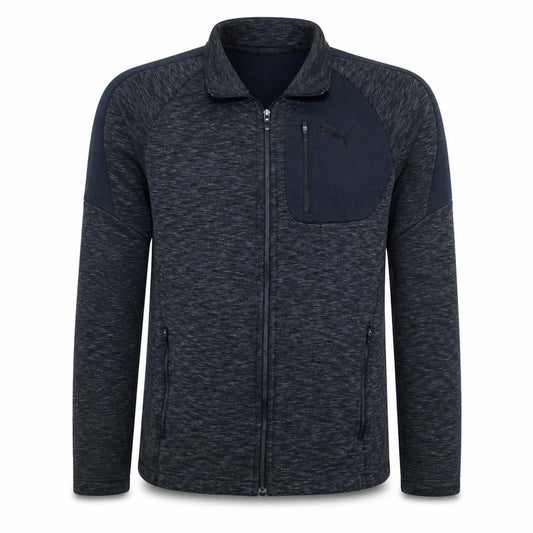 Puma Men's Black Medium Track Jacket Full Zip Polyester Sportswear