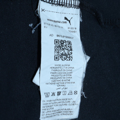 Puma Men's Black Medium Track Jacket Full Zip Polyester Sportswear