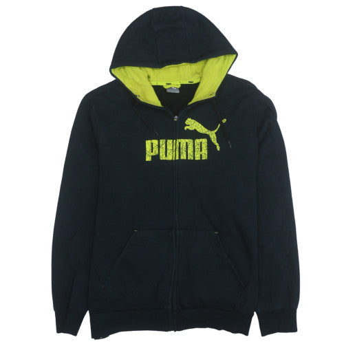 Mens UK Size XL PUMA Black Full Zip Hoodie