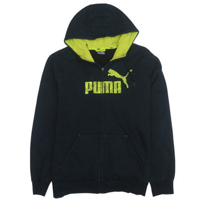 Mens UK Size XL PUMA Black Full Zip Hoodie