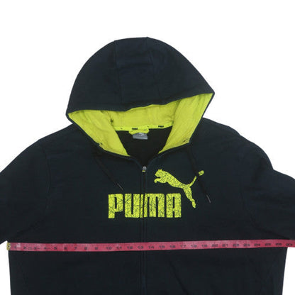 Mens UK Size XL PUMA Black Full Zip Hoodie