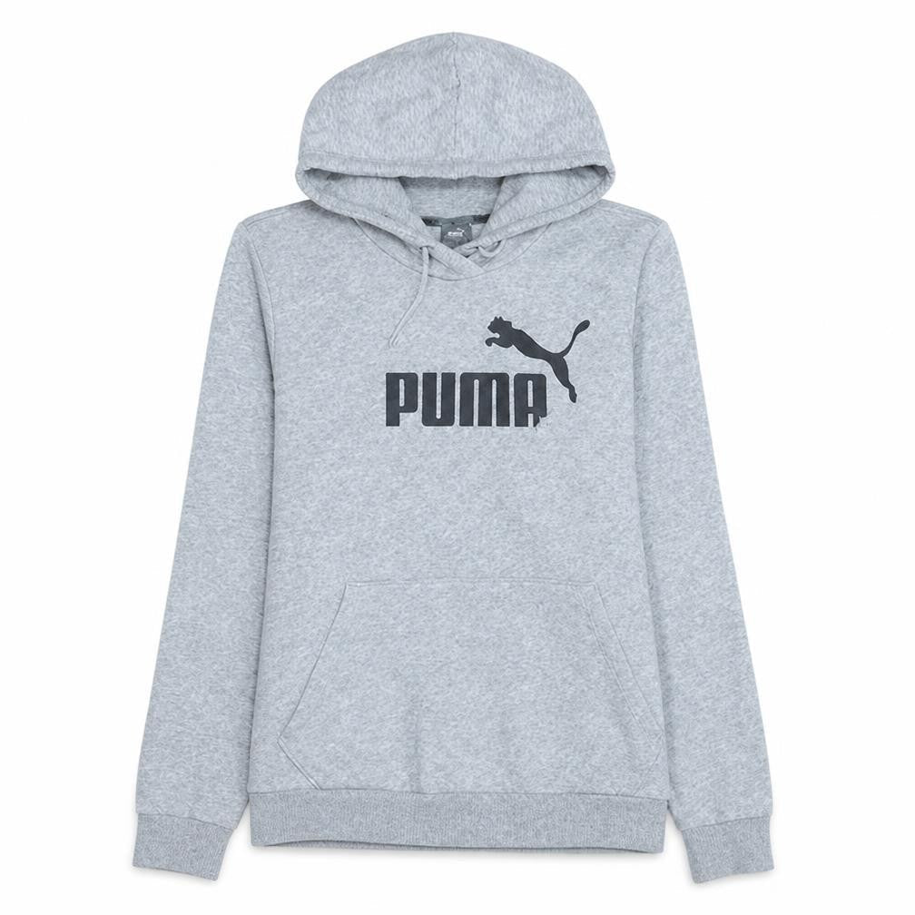 Womens UK Size L PUMA Grey Pullover Hoodie