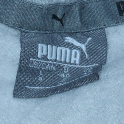 Womens UK Size L PUMA Grey Pullover Hoodie