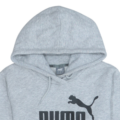 Womens UK Size L PUMA Grey Pullover Hoodie