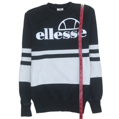 Womens UK Size 10 ellesse Black Pullover Sweatshirt