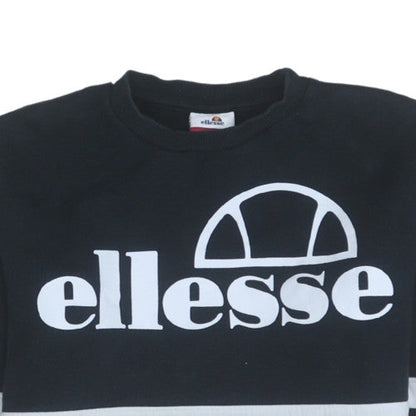 Womens UK Size 10 ellesse Black Pullover Sweatshirt