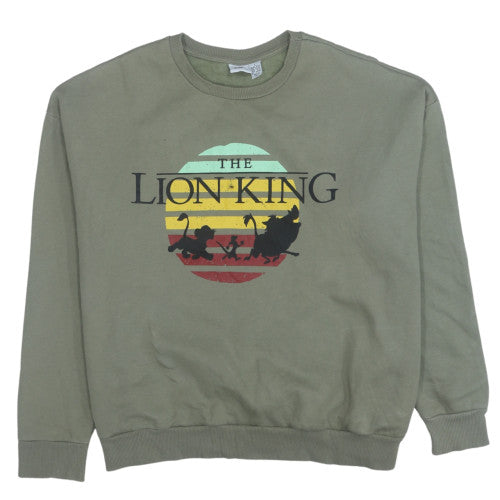 Womens UK Size L Primark Green Pullover Sweatshirt