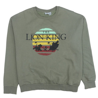 Womens UK Size L Primark Green Pullover Sweatshirt