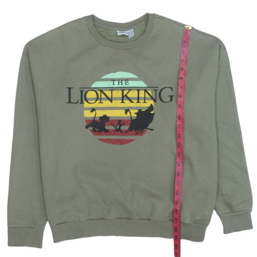 Womens UK Size L Primark Green Pullover Sweatshirt