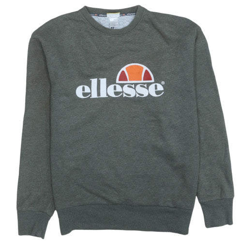 Mens UK Size S ellesse Grey Pullover Sweatshirt