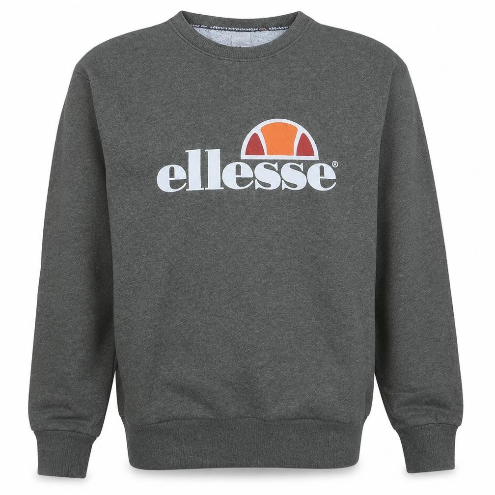 Mens UK Size S ellesse Grey Pullover Sweatshirt