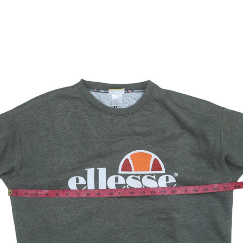 Mens UK Size S ellesse Grey Pullover Sweatshirt