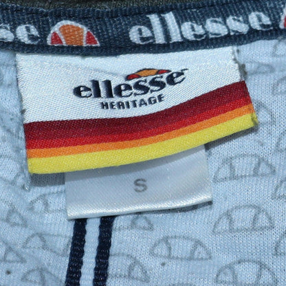 Mens UK Size S ellesse Grey Pullover Sweatshirt
